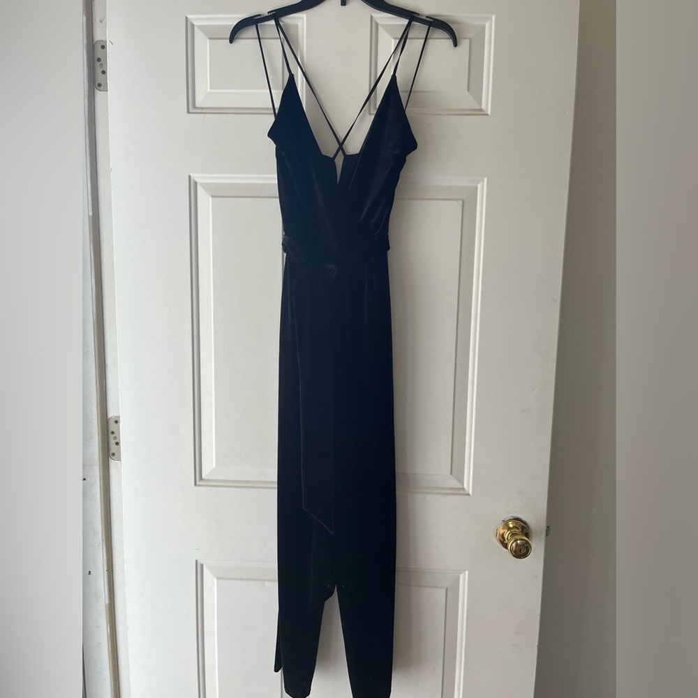Express Women’s Velvet Jumpsuit